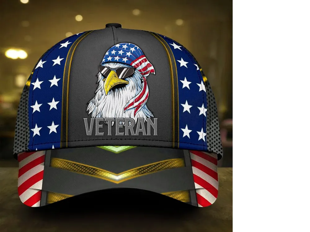 Premium Never Underestimate An Old Man US Veteran Cap