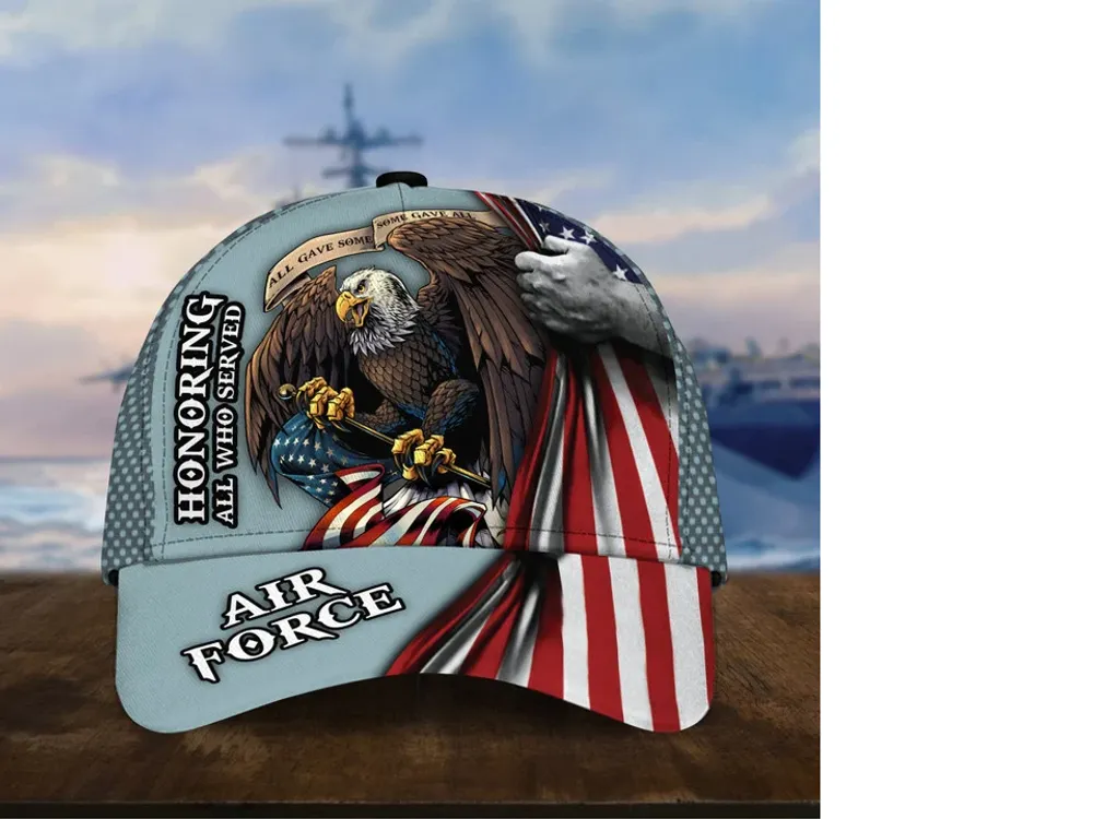 Premium Honoring All Who Served U.S Veteran Cap