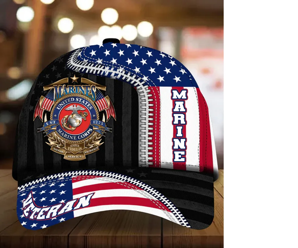 US Veteran Proudly Served Multiservice Cap