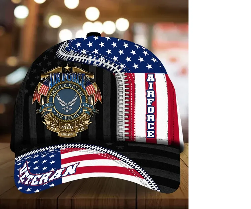 US Veteran Proudly Served Multiservice Cap