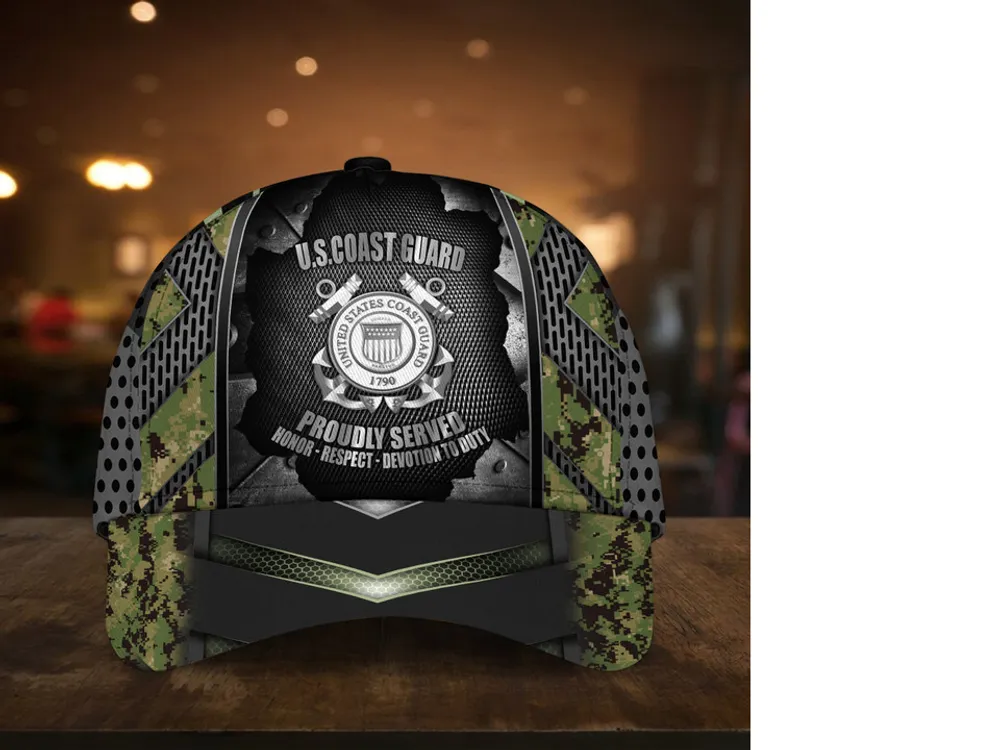 Camo Soldiers Multiservice U.S Veteran Cap