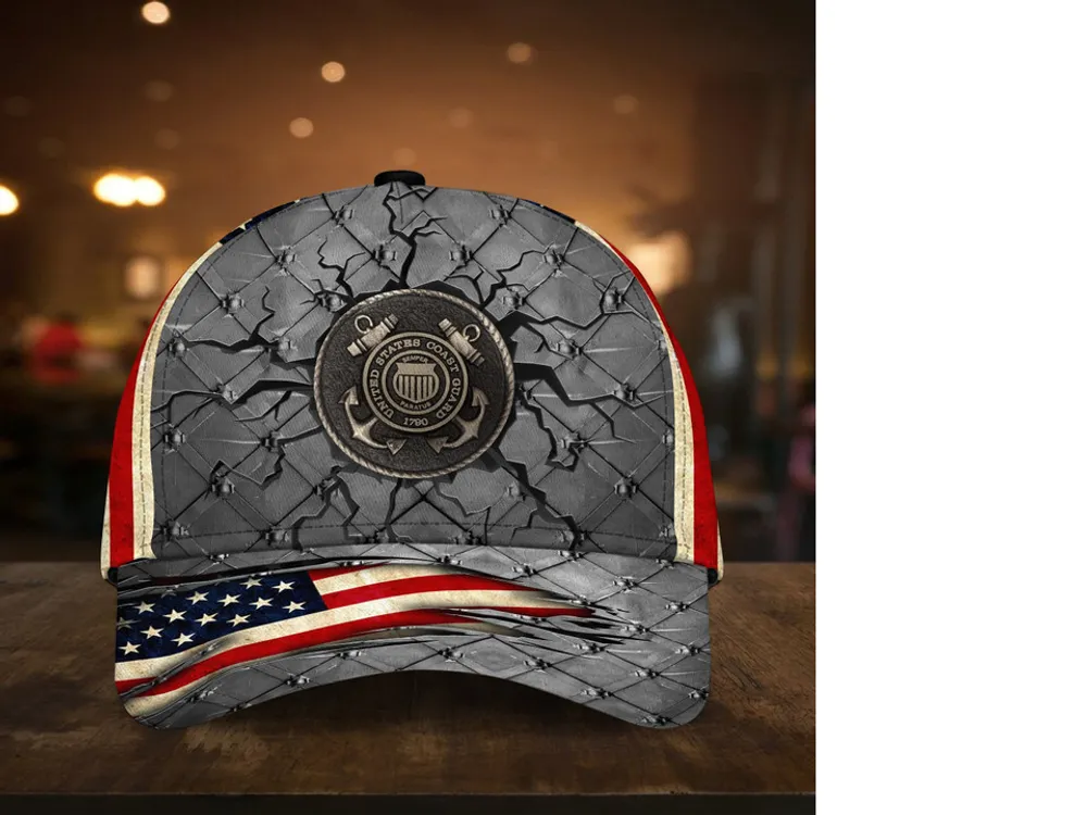 Premium U.S Veteran 3D Cap Flag USA Printed