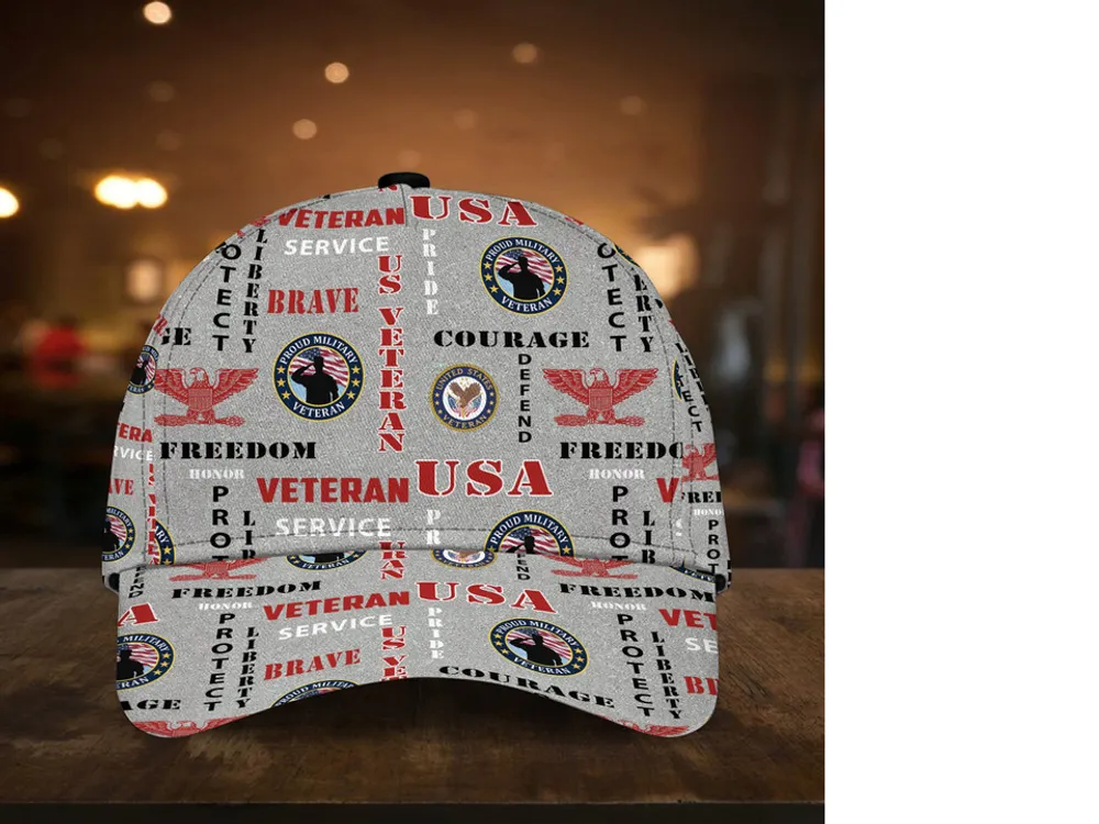 Honor Defend Freedom U.S Veteran Multiservice Premium Cap