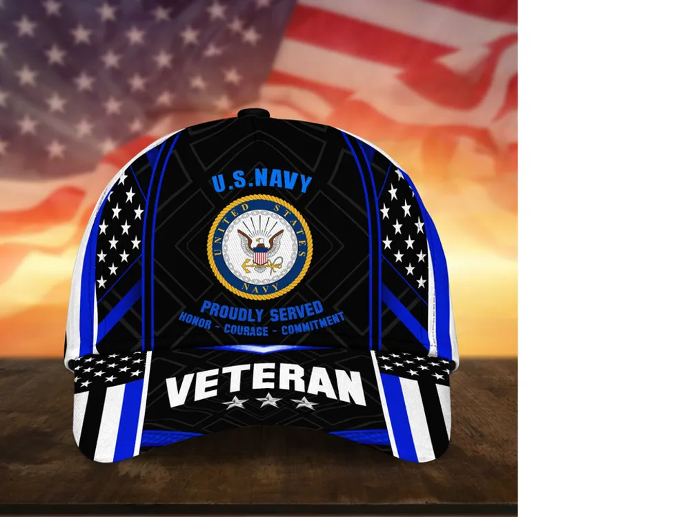 Premium U.S Multiple Service Veteran 3D Cap