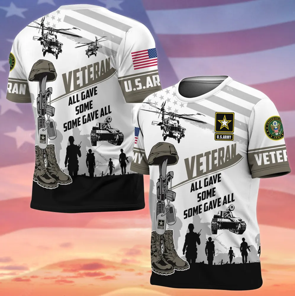 Premium All Gave Some Some Gave All US Veteran T-Shirt