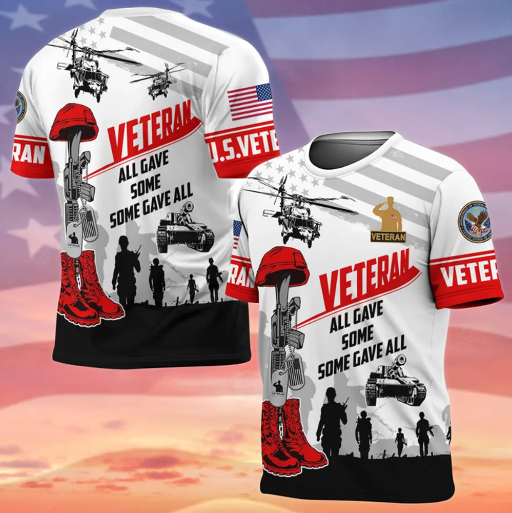 Premium All Gave Some Some Gave All US Veteran T-Shirt