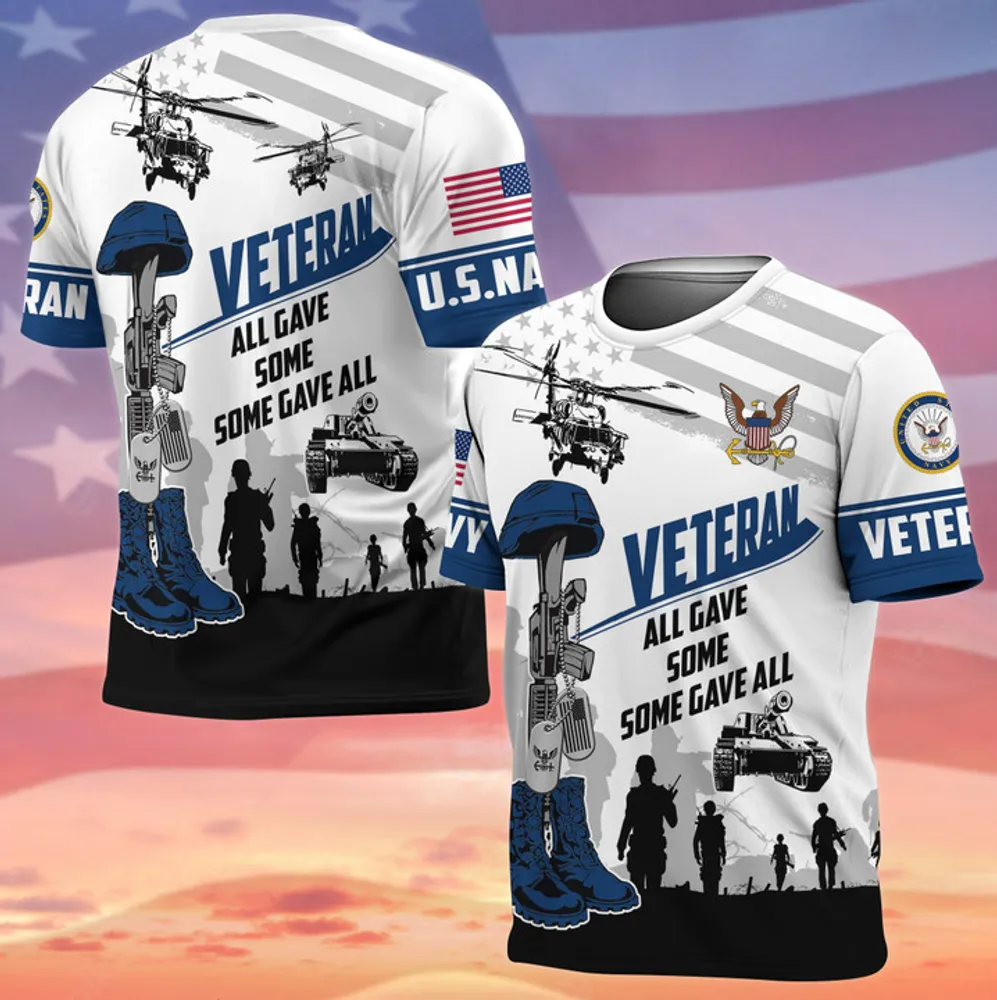 Premium All Gave Some Some Gave All US Veteran T-Shirt