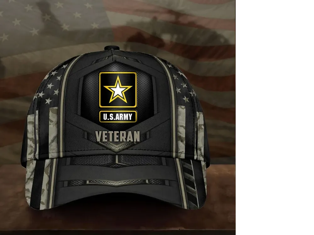 Premium US Veteran 3D Cap