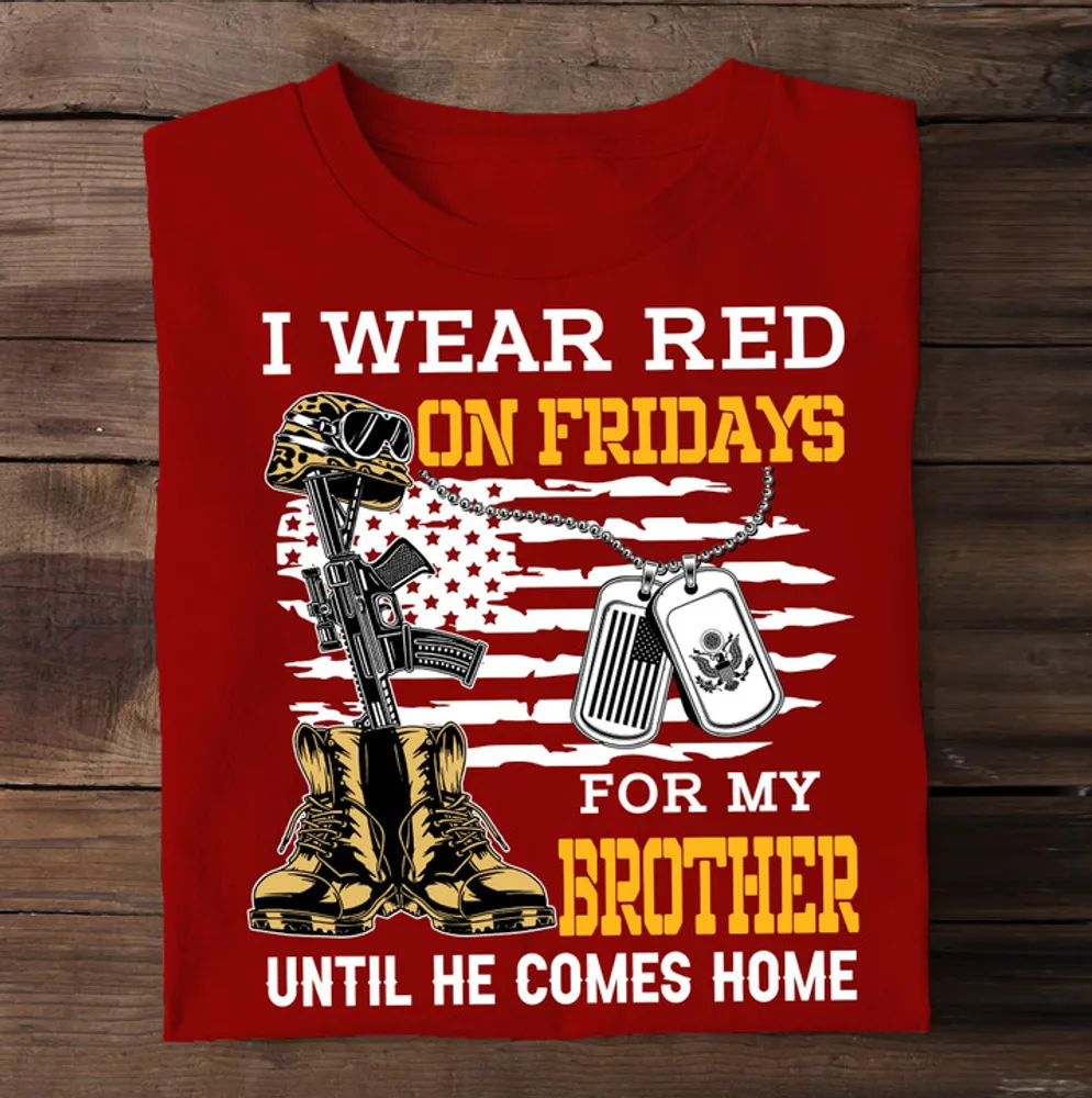 Premium I Wear Red On Fridays T-Shirt