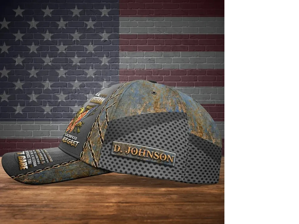 Premium Personalised Vietnam Veteran 3D Cap