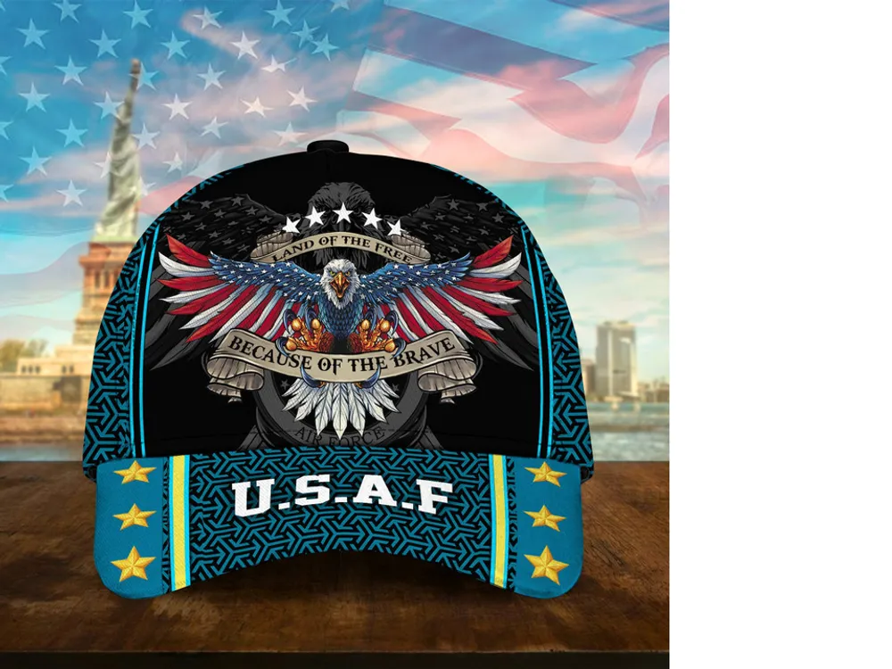 Premium U.S Multiple Service Veteran 3D Cap