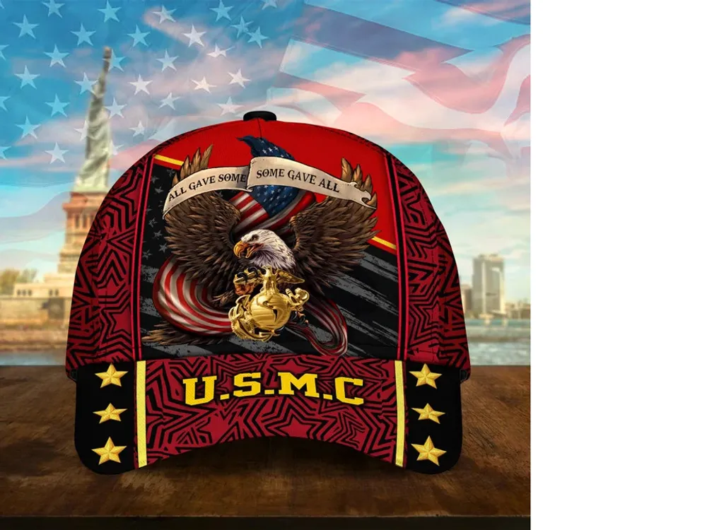 Premium U.S Multiple Service Veteran 3D Cap