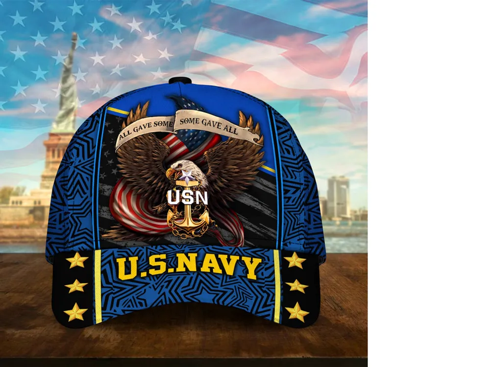 Premium U.S Multiple Service Veteran 3D Cap