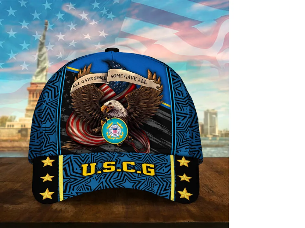 Premium U.S Multiple Service Veteran 3D Cap