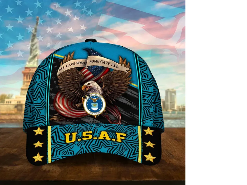 Premium U.S Multiple Service Veteran 3D Cap