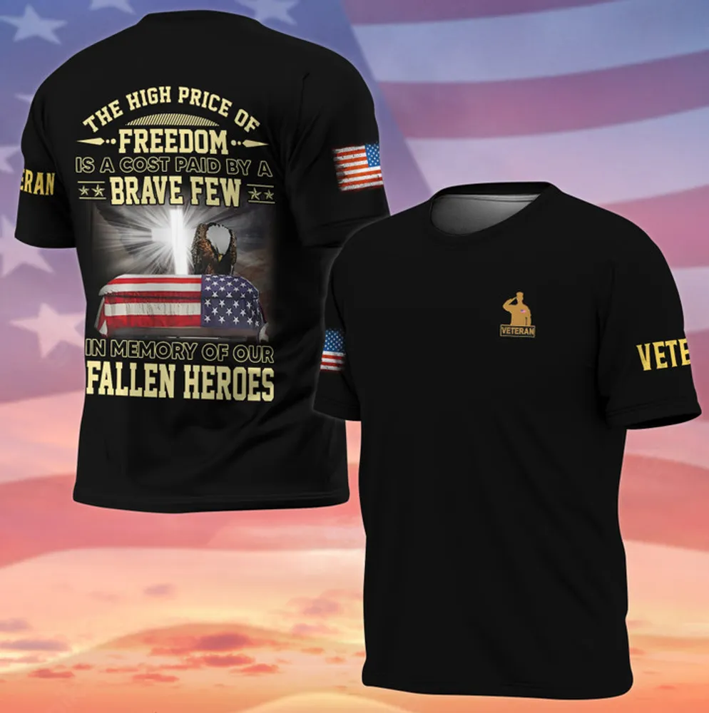 Premium The High Price Of Freedom US Veteran T-Shirt