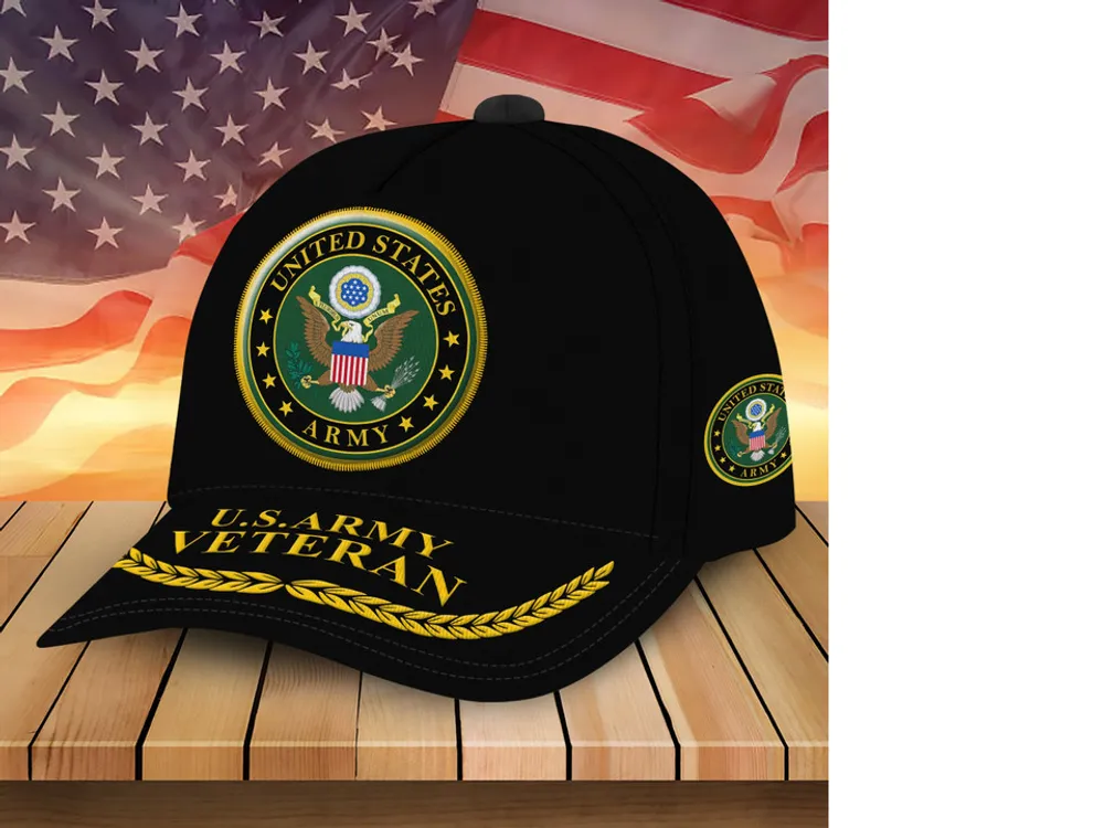 Premium Multiple US Military Services Veteran Cap