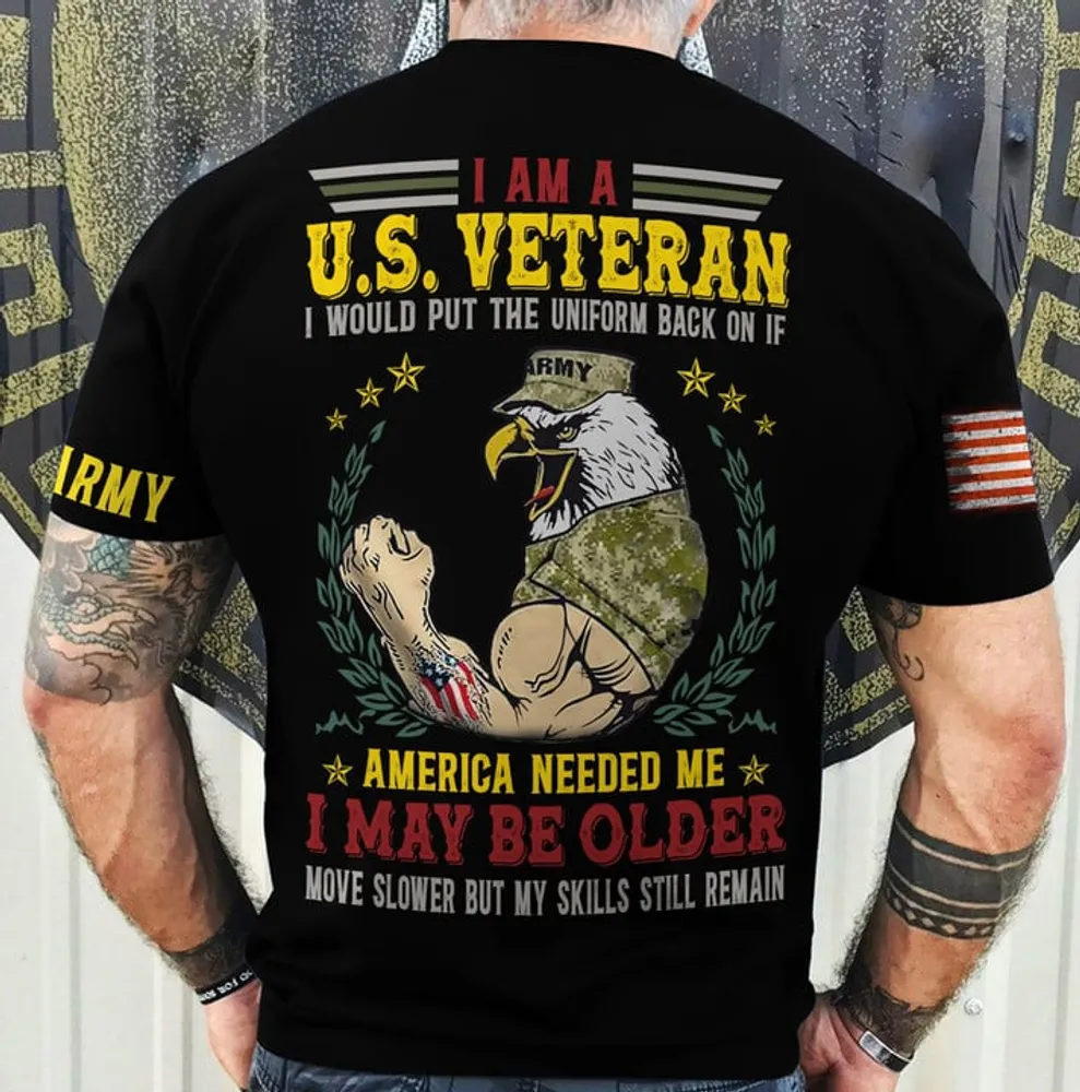 Premium I Am A U.S Veteran T-Shirt