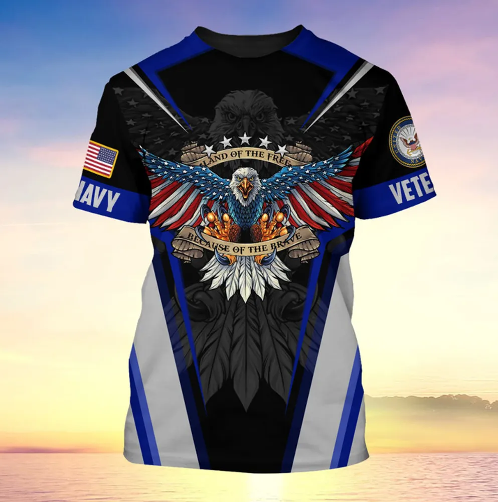 Premium Eagle Multiservice U.S Veteran T-Shirt