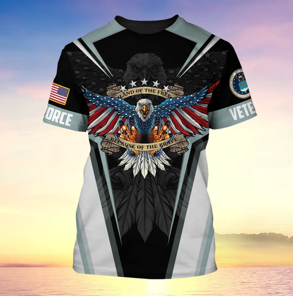 Premium Eagle Multiservice U.S Veteran T-Shirt