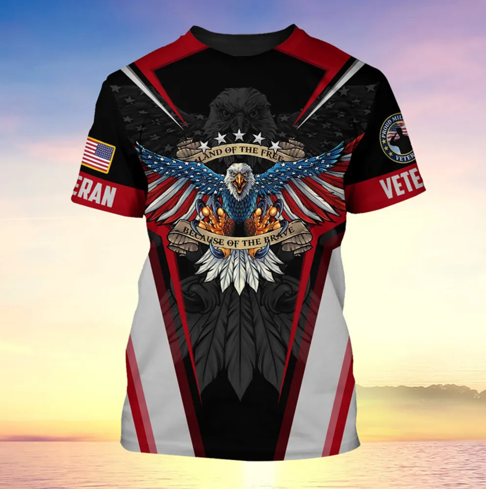 Premium Eagle Multiservice U.S Veteran T-Shirt