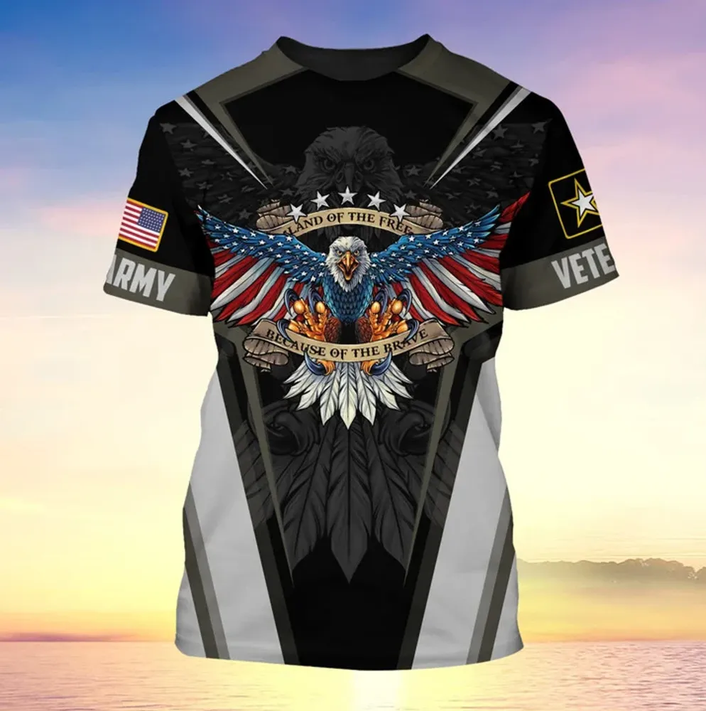 Premium Eagle Multiservice U.S Veteran T-Shirt