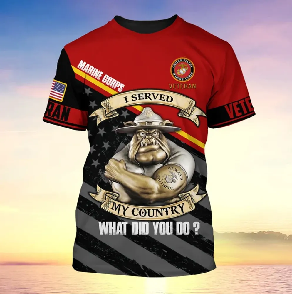 Premium What Did You Do U.S Veteran T-Shirt