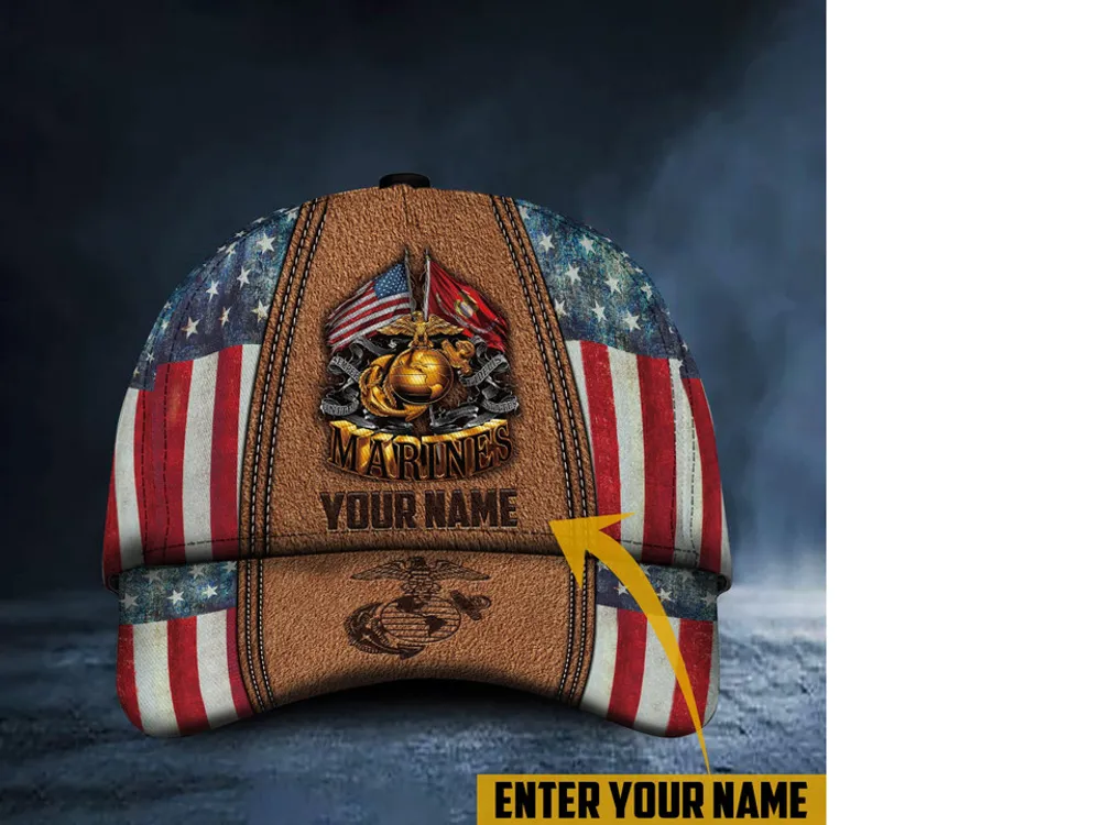 Unique Multiple Service Veteran Personalize 3D Cap