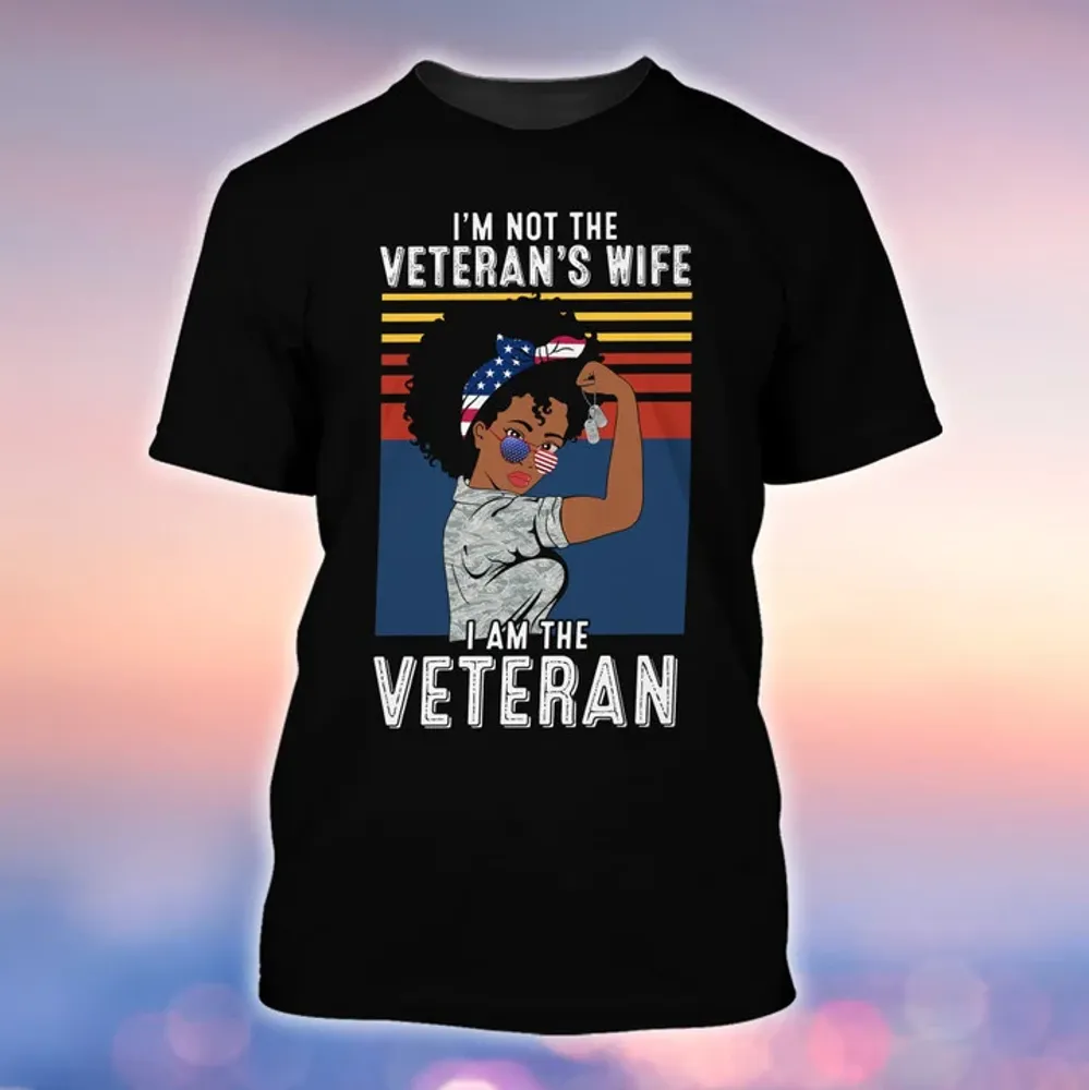 Proud U.S Female Veterans T-shirt