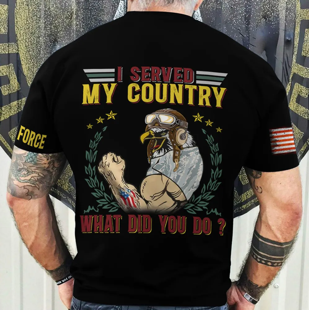 Premium I Served My Country U.S Veteran T-Shirt