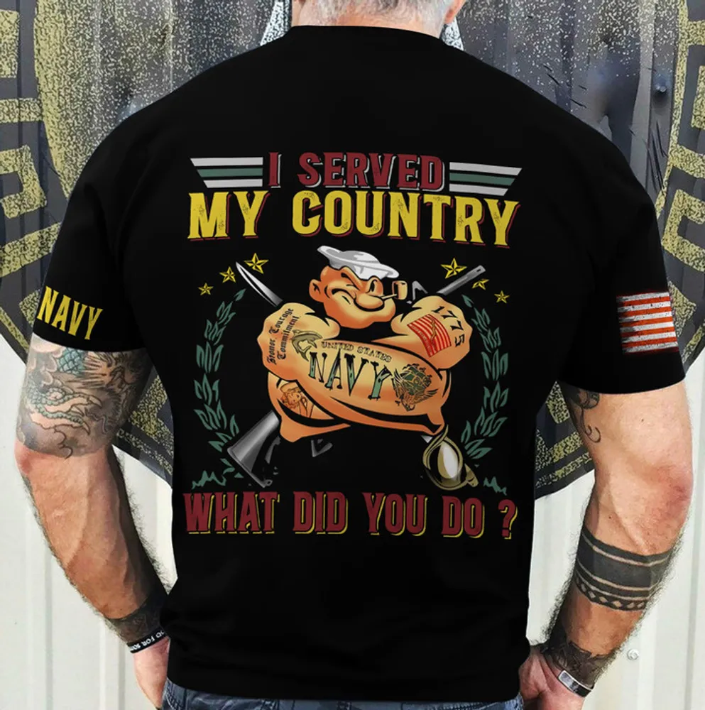 Premium I Served My Country U.S Veteran T-Shirt