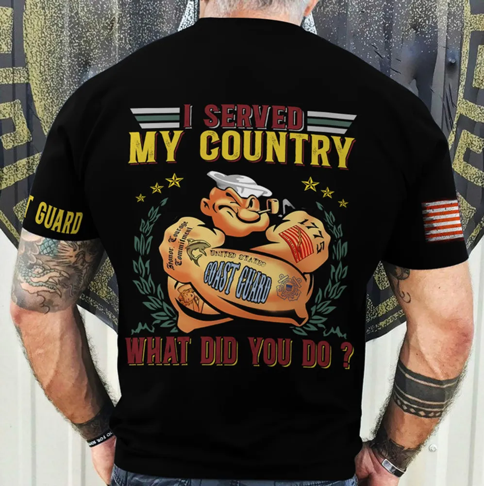 Premium I Served My Country U.S Veteran T-Shirt