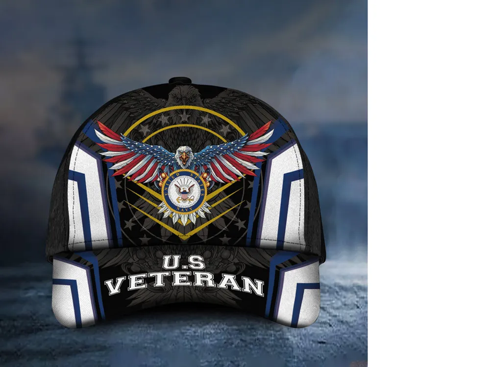 Premium Multiple US Military Services Veteran 3D Cap