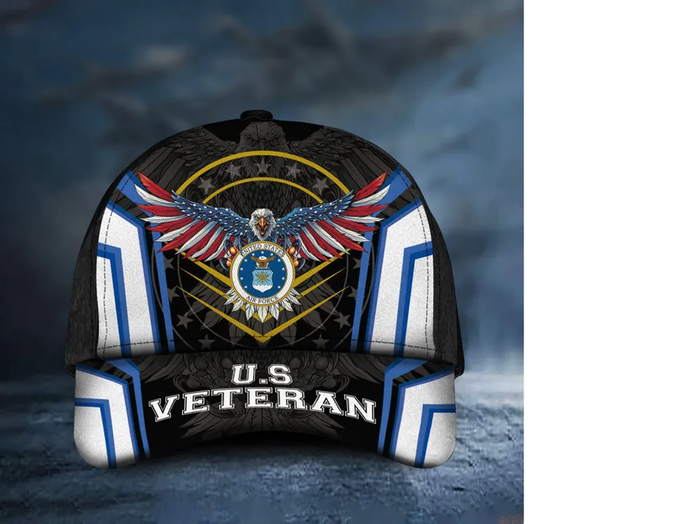 Premium Multiple US Military Services Veteran 3D Cap