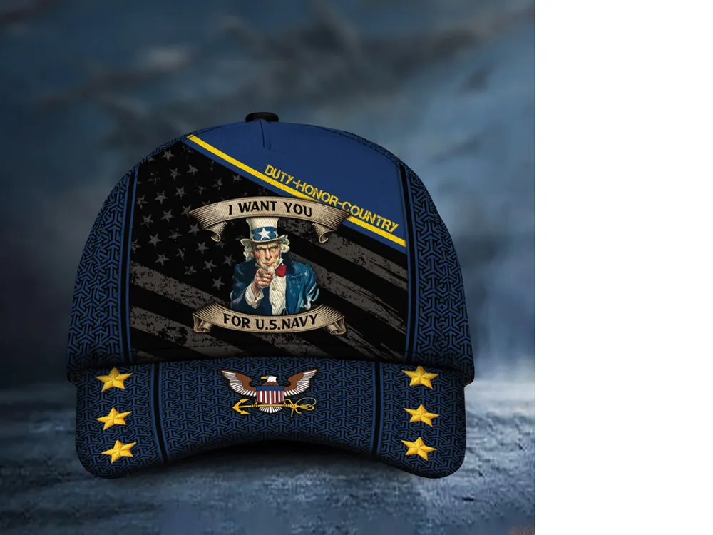 Premium Multiple US Military Services Veteran 3D Cap