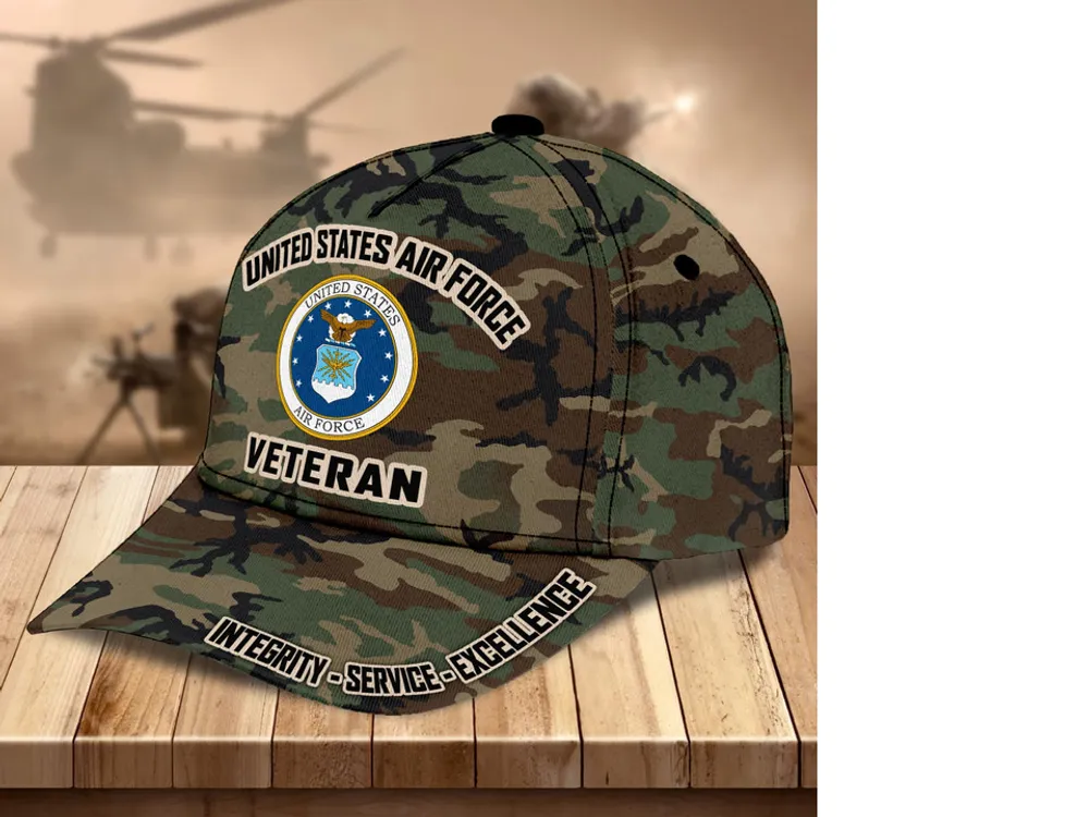 Premium Multiple Service US Veteran Cap