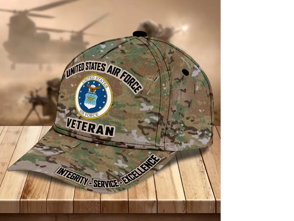 Premium Multiple Service US Veteran Cap