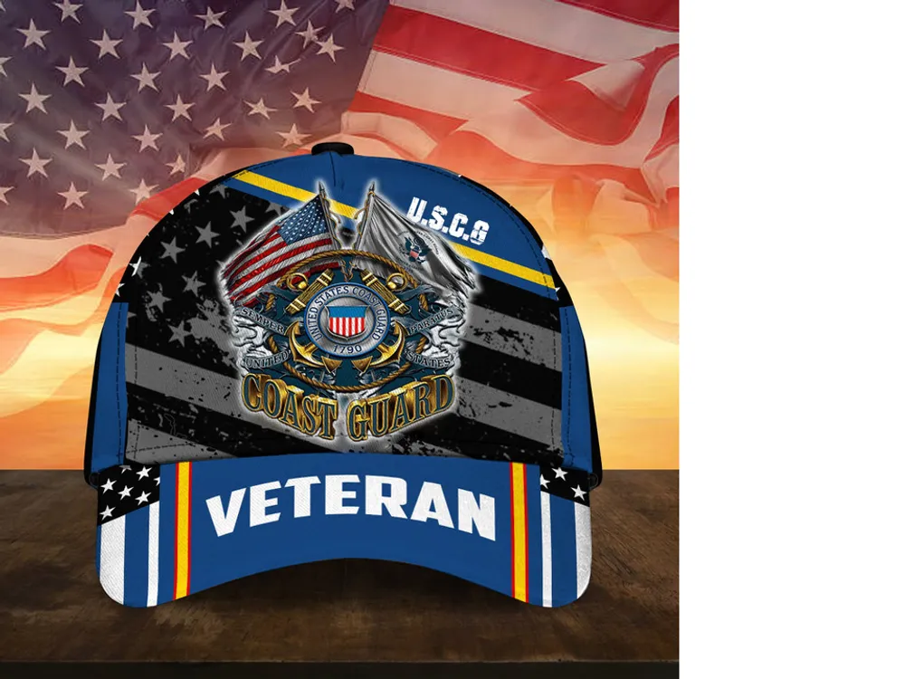 Premium Multiple US Military Services Veteran 3D Cap