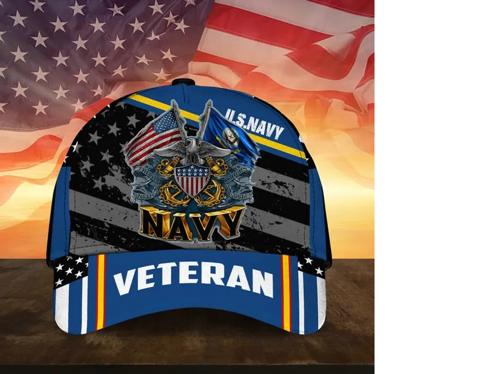 Premium Multiple US Military Services Veteran 3D Cap