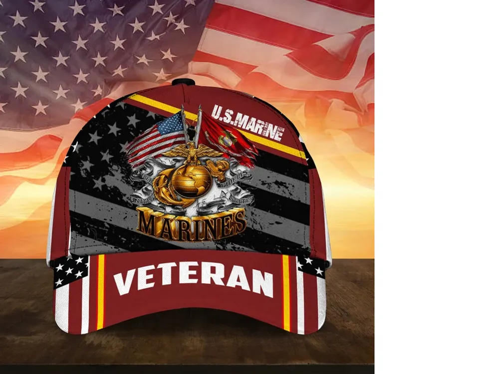 Premium Multiple US Military Services Veteran 3D Cap