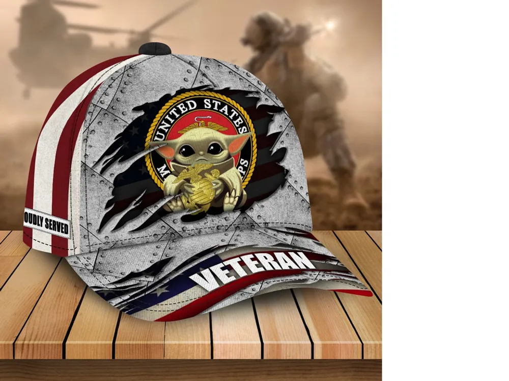 Premium Multiple US Military Services Veteran 3D Cap