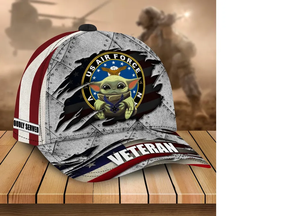 Premium Multiple US Military Services Veteran 3D Cap