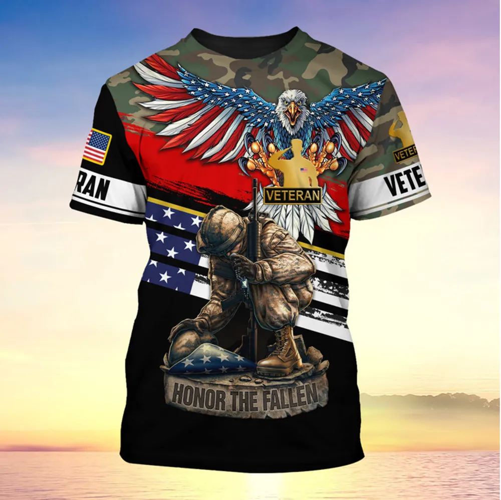 Premium U.S Multiple Service Veteran T-Shirt