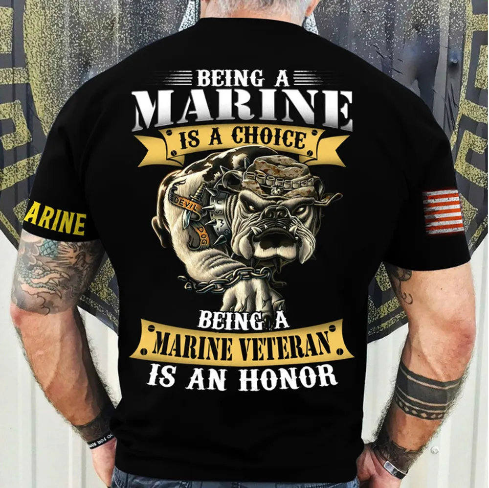 Premium Multiple US Military Services Veteran T-Shirt