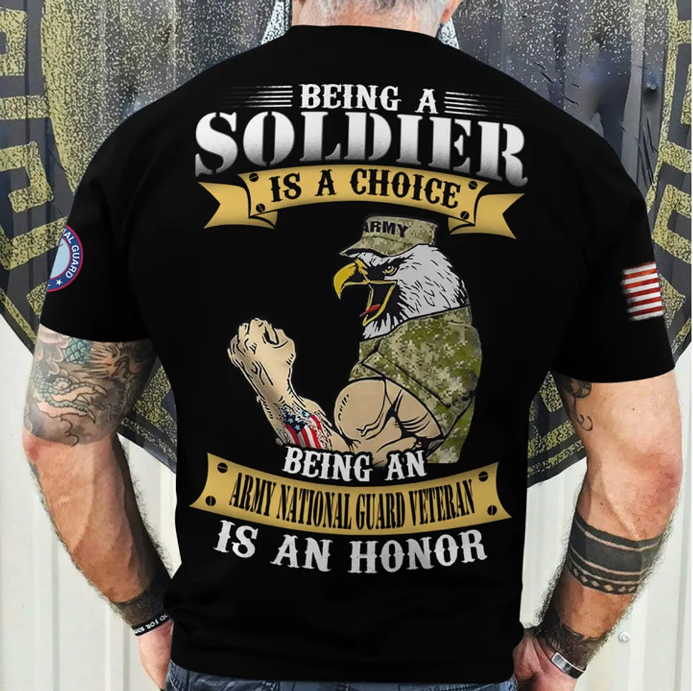 Premium Multiple US Military Services Veteran T-Shirt