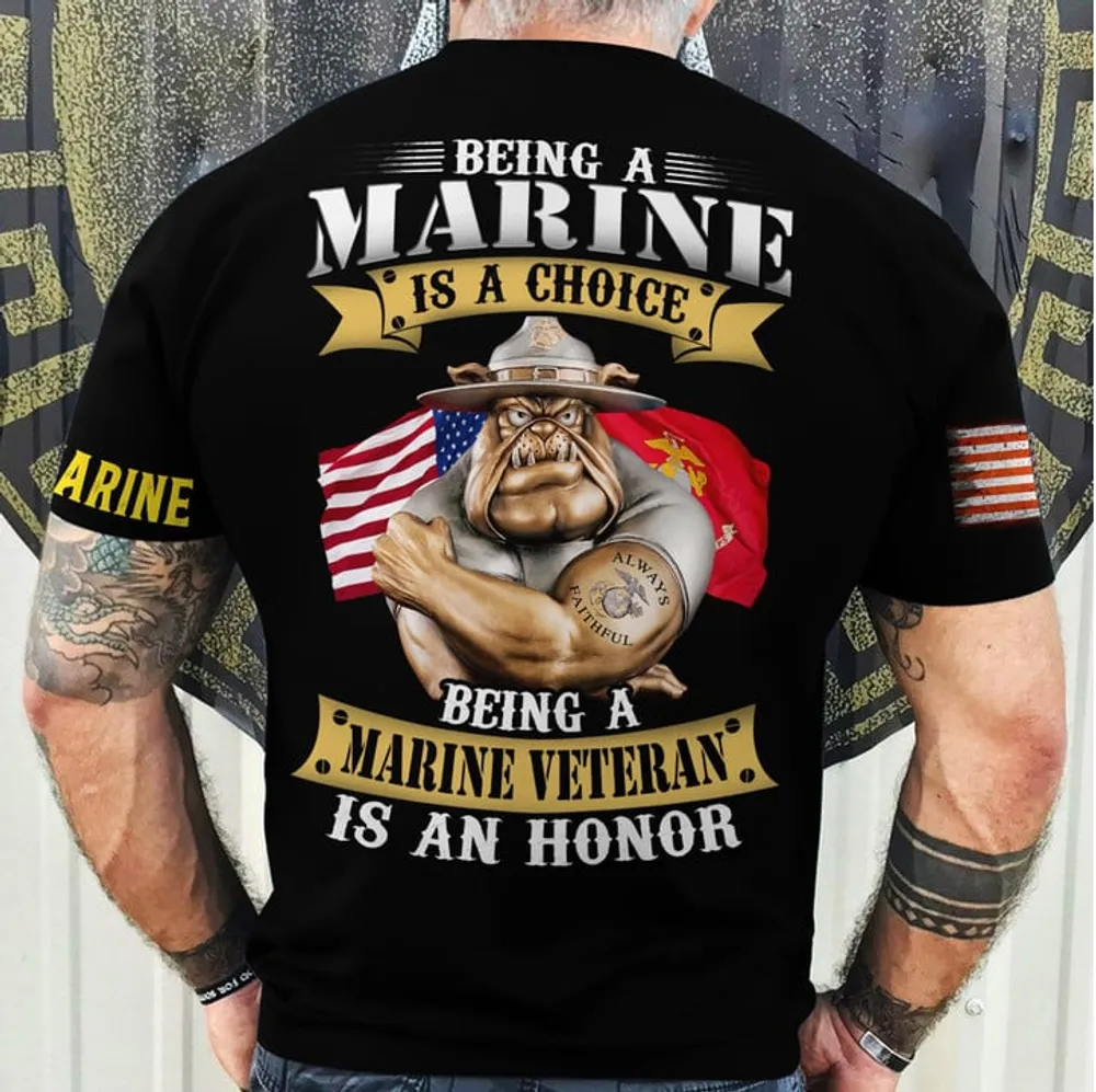 Premium Multiple US Military Services Veteran T-Shirt