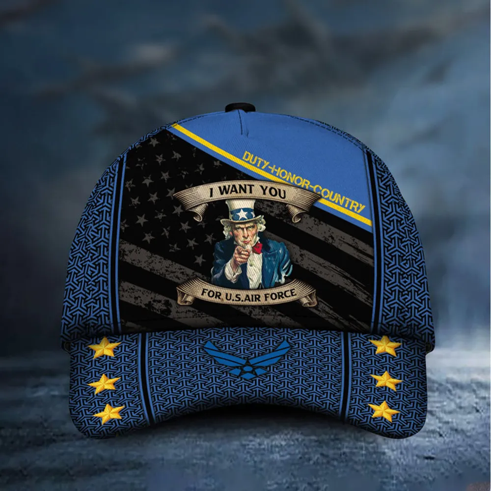 Premium Multiple US Military Services Veteran 3D Cap