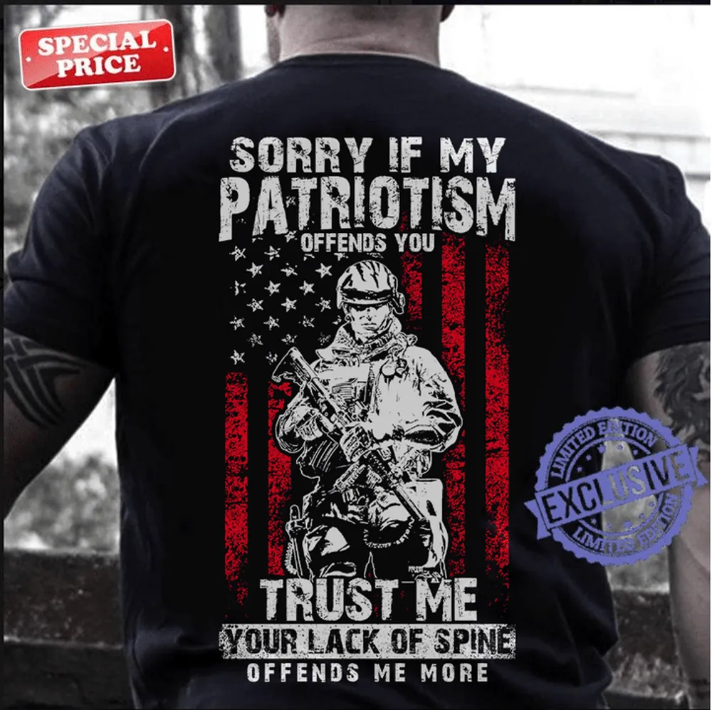 Premium America Veteran Patriostrism T-Shirt