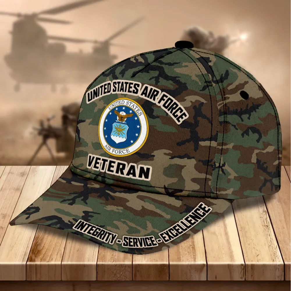 Premium Multiple Service US Veteran Cap