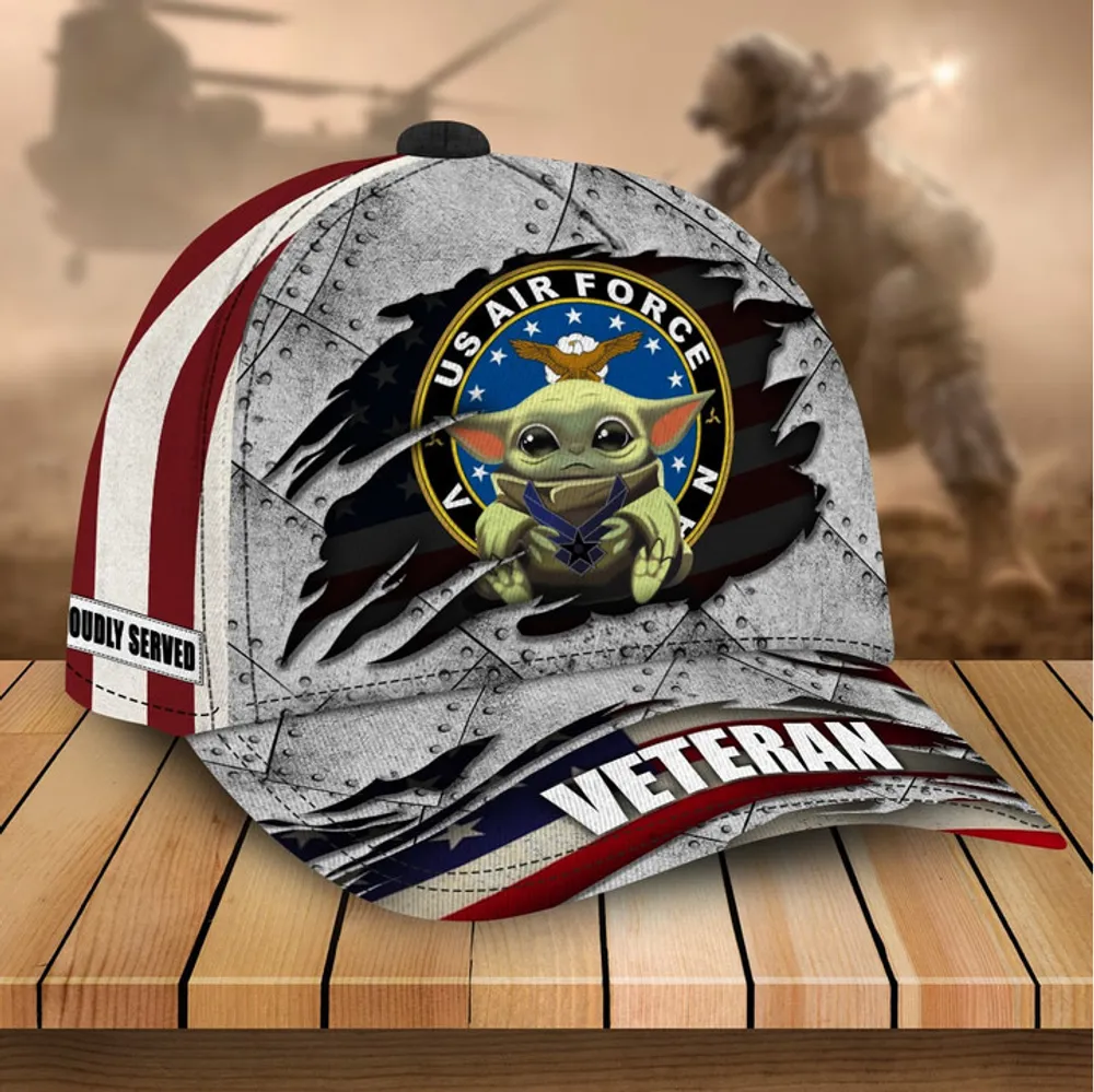 Premium Multiple US Military Services Veteran 3D Cap